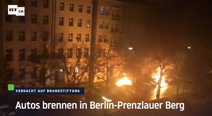 Berlin: Idioten fackeln wieder Autos ab