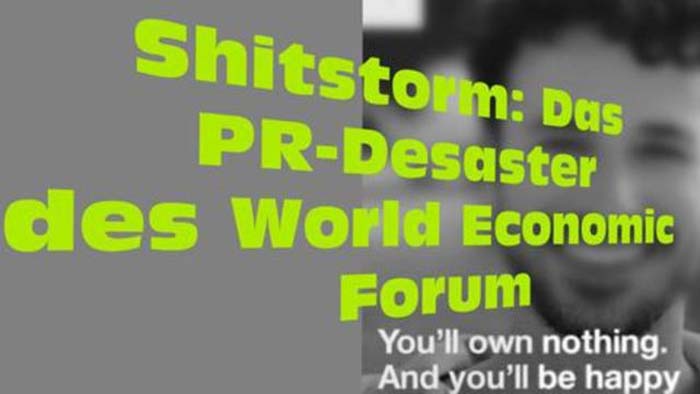 Shitstorm: Das PR-Desaster des World Economic Forum