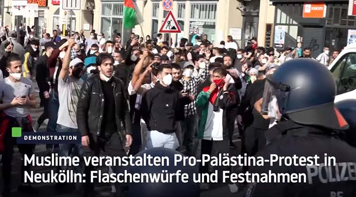 Berlin: Pro-Palästina-Protest in Neukölln – Flaschenwürfe und Festnahmen