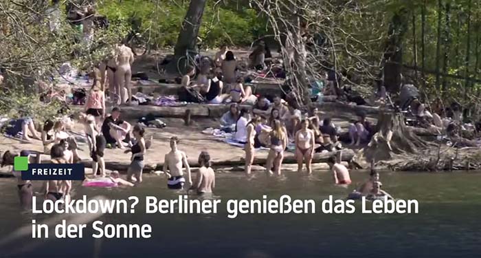 Für Panik-Karl der Horror: Berliner genießen das Leben in der Sonne