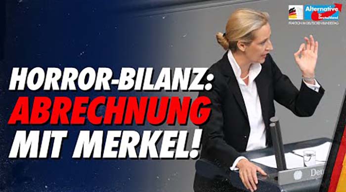 Alice Weidel rechnet mit Merkels Regierungszeit ab!