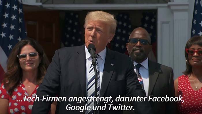 „Zensur“: Trump verklagt Facebook, Google und Twitter