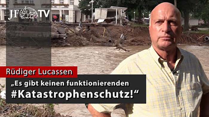 „Es gibt keinen funktionierenden Katastrophenschutz!“ (JF-TV Interview mit Rüdiger Lucassen)