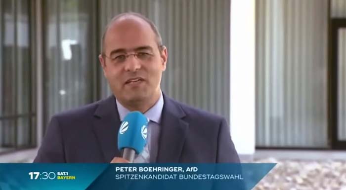 Peter Boehringer im Gespräch mit SAT.1 zu Klimawandel, Corona und EUropa