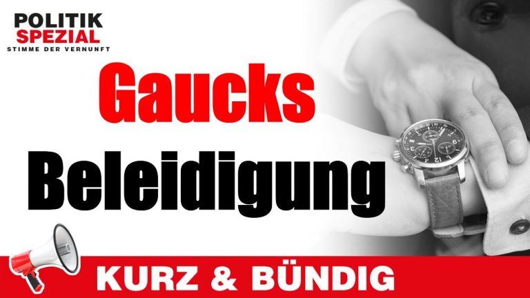 Markus Gärtner: Gaucks Beleidigung