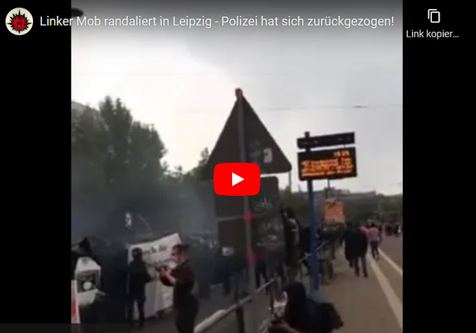 „Querdenker“ sind schädliche Netzwerke! Antifa-Demo in Leipzig eskaliert