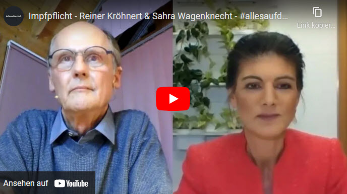 Impfpflicht – Reiner Kröhnert und Sahra Wagenknecht