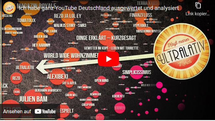 „Ich habe ganz YouTube Deutschland ausgewertet und analysiert“