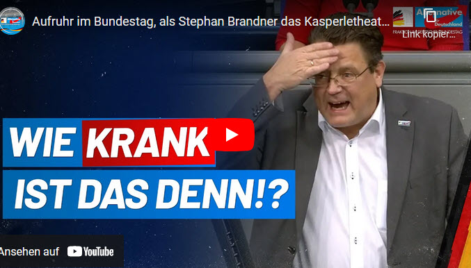 Aufruhr im Bundestag: Stephan Brandner kritisiert das Kasperletheater der Altparteien!