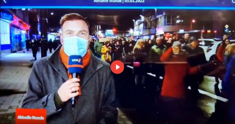 Wenig Schilder, wenig Parolen! Duisburg: WDR-Reporter sucht nach Gesinnung der Spaziergänger