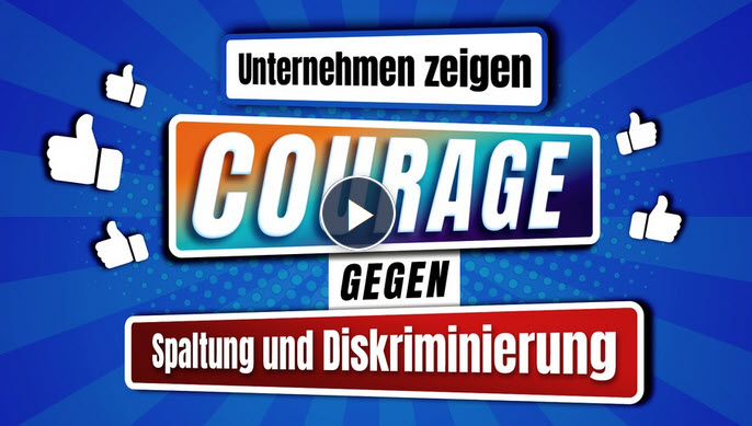 Unternehmen zeigen Courage gegen Spaltung und Diskriminierung