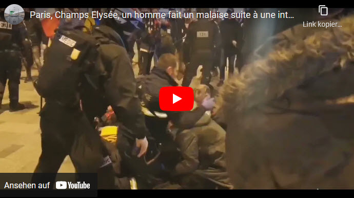 Zusammenbruch bei Festnahme oder brutale Polizeigewalt? Nachtrag zu Paris: Schwerverletzter Demonstrant