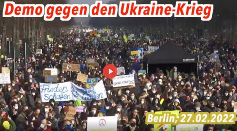 _horizont: Demos gegen C-Maßnahmen vs Demos gegen Ukraine-Krieg