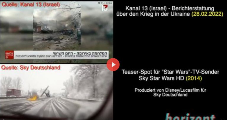 _horizont: Kanal 13 (Israel) – Bericht über den Ukraine-Krieg