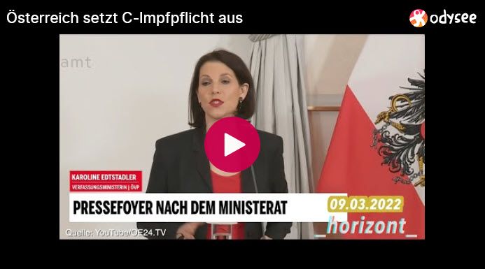 _horizont: Österreich setzt C-Impfpflicht aus
