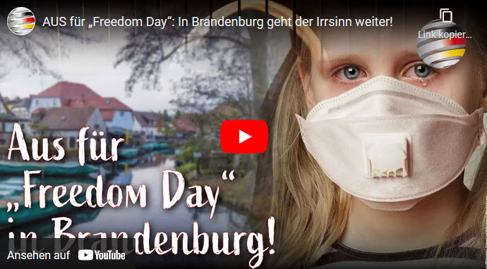 Aus für „Freedom Day“: In Brandenburg geht der Irrsinn weiter!