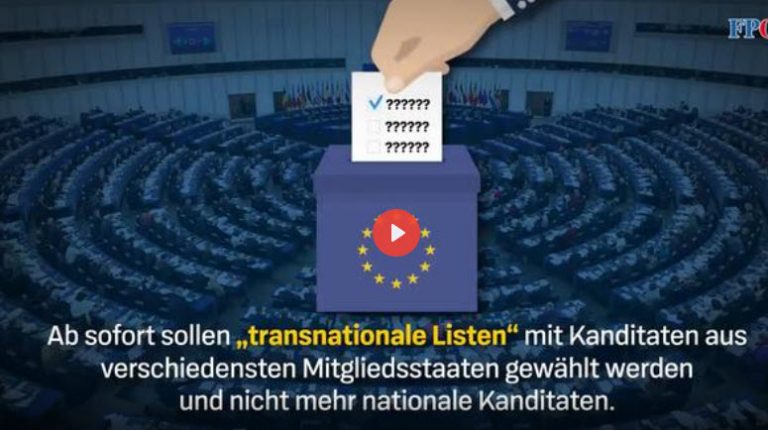 Wahlrechts-Wahnsinn aus Brüssel: EU-Einheitslisten zur Abschaffung der Nationen