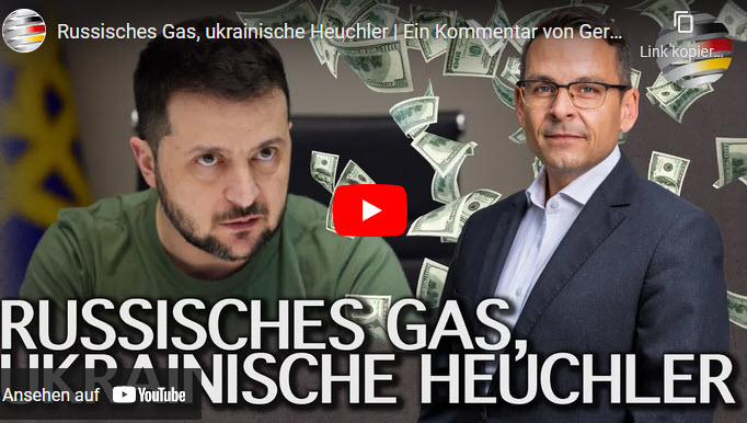 Gerald Grosz: Russisches Gas, ukrainische Heuchler