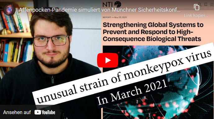 Affenpocken-Pandemie simuliert von Münchner Sicherheitskonferenz 2021