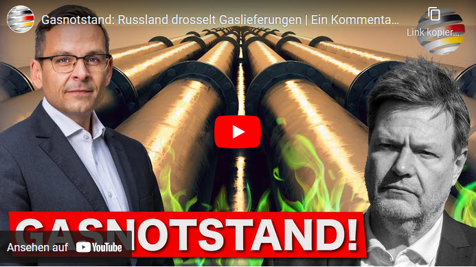 Gerald Grosz: Gasnotstand – Russland drosselt Gaslieferungen