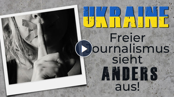 Ukraine: Freier Journalismus sieht anders aus!