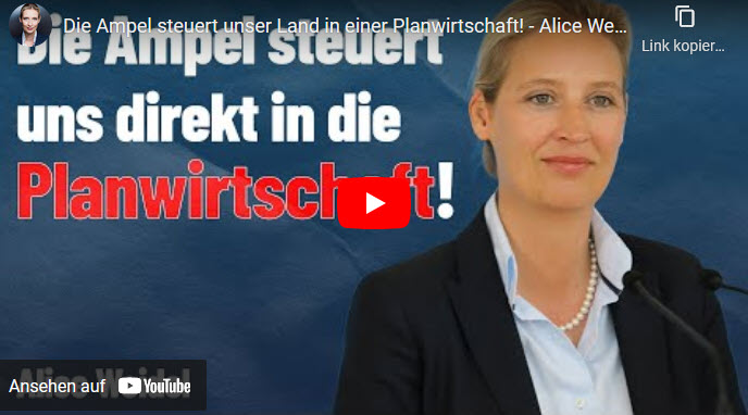 Alice Weidel: Die Ampel steuert uns direkt in die Planwirtschaft!