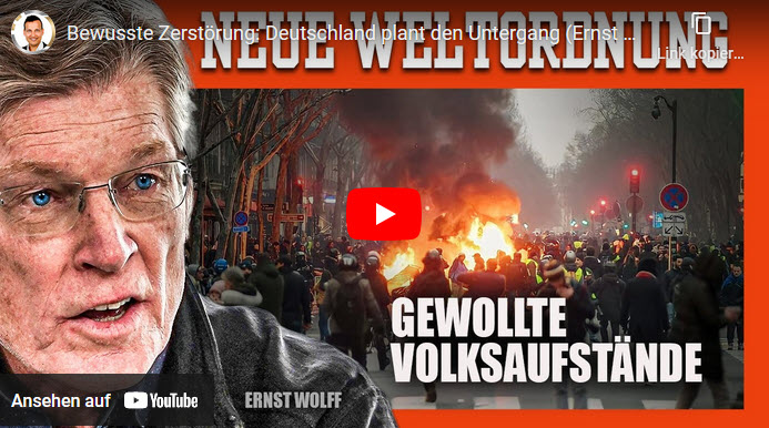 Bewusste Zerstörung: Deutschland plant den Untergang (Ernst Wolff)