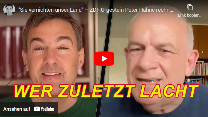 „Sie vernichten unser Land“ – Peter Hahne rechnet mit dem rotgrünen Irrsinn ab