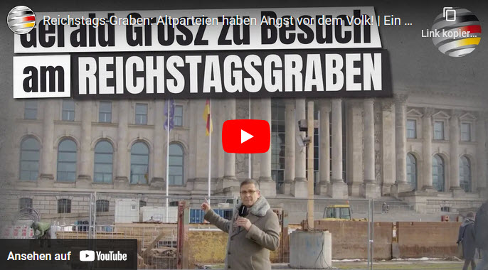 Reichstags-Graben: Altparteien haben Angst vor dem Volk! | Gerald Grosz