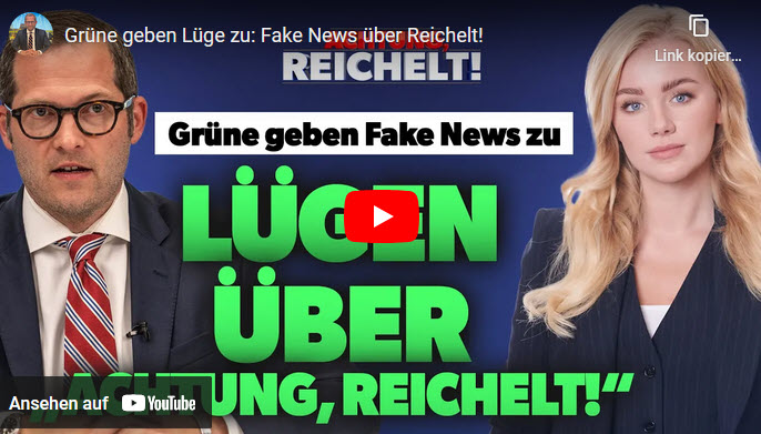 Achtung, Reichelt! Grüne eröffnen Fake-News-Konferenz mit Fake News