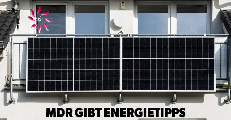 MDR gibt Energietipps: Waschen mit Solarstrom vom eigenen „Balkonkraftwerk”