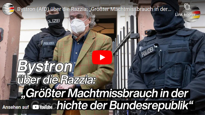 Bystron (AfD) über Razzia: „Größter Machtmissbrauch in der Geschichte der Bundesrepublik“