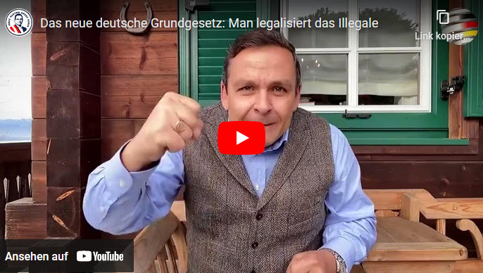 Gerald Grosz – Das neue deutsche Grundgesetz: Man legalisiert das Illegale