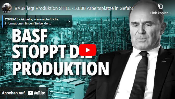 BASF legt Produktion still – 5.000 Arbeitsplätze in Gefahr!