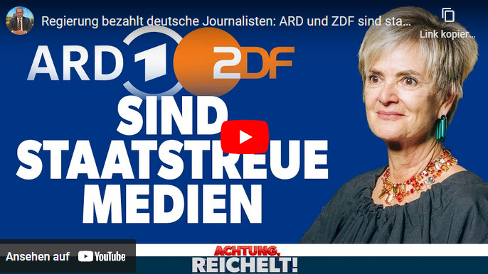 Achtung, Reichelt!: ARD und ZDF sind staatstreue Medien!