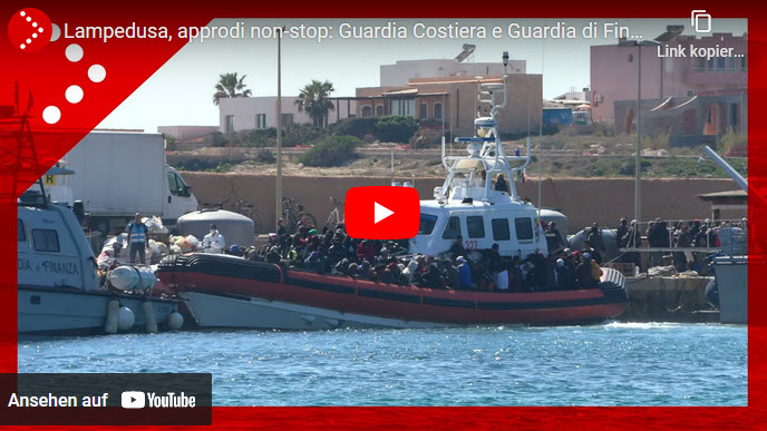 Binnen 24 Stunden erreichen mehr als 2.000 Migranten Lampedusa