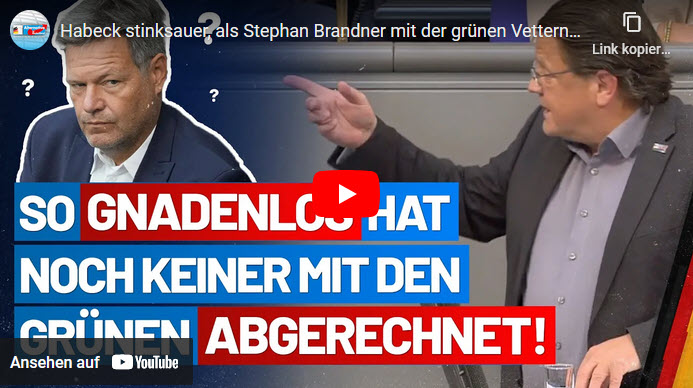 Stephan Brandner rechnet mit grüner Vetternwirtschaft ab!