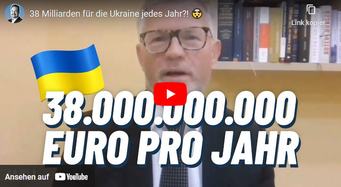 Martin Sichert (AfD): 38 Milliarden für die Ukraine jedes Jahr?!