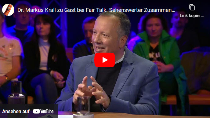 Dr. Markus Krall zu Gast bei Fair Talk: Klima, Sozialismus, Medien, Kapitalismus