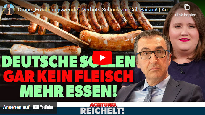Achtung, Reichelt!: Der große Fleisch-Verbots-Plan