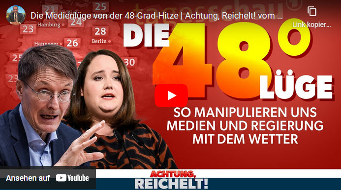 Achtung, Reichelt!: Die Medienlüge von der 48-Grad-Hitze