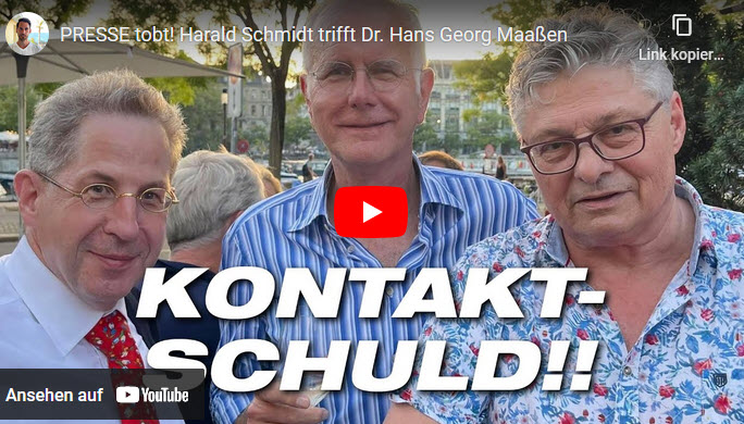 Presse tobt! Harald Schmidt trifft Dr. Hans Georg Maaßen