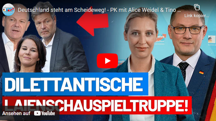 Deutschland steht am Scheideweg! – PK mit Alice Weidel & Tino Chrupalla