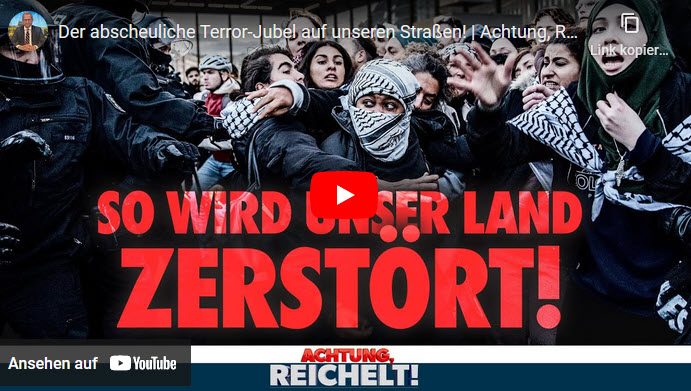 Achtung, Reichelt!: Der abscheuliche Terror-Jubel auf unseren Straßen!