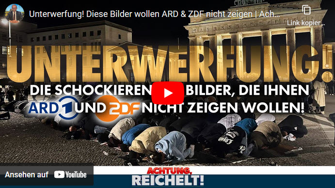 Achtung, Reichelt!: Diese Bilder wollen ARD & ZDF nicht zeigen