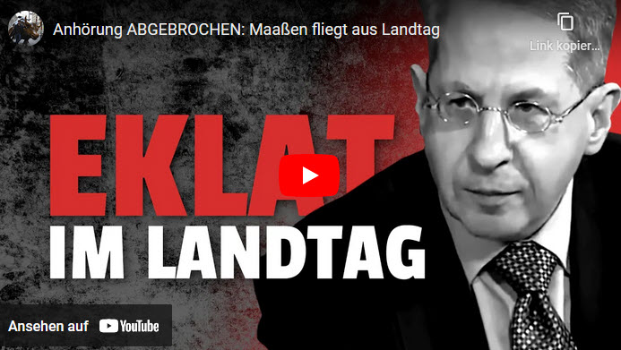 Anhörung abgebrochen: Maaßen fliegt aus Landtag