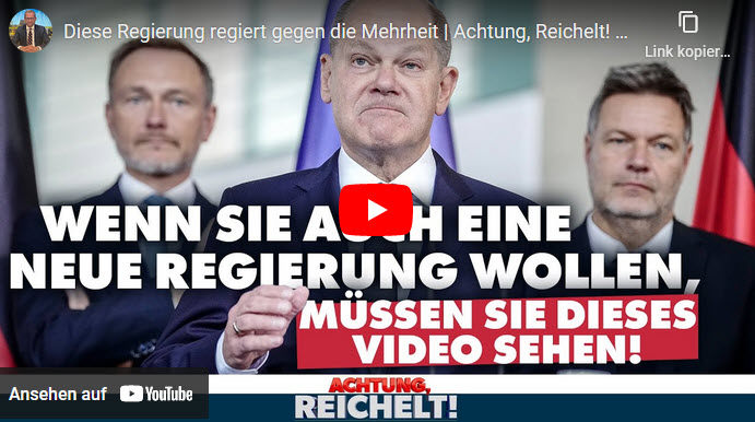 Achtung, Reichelt!: Diese Regierung regiert gegen die Mehrheit