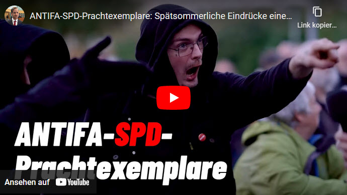 ANTIFA-SPD-Prachtexemplare: Spätsommerliche Eindrücke eines AfD-Abends im Westen von Köln