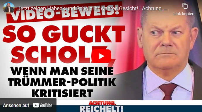 Achtung, Reichelt!: Jetzt zeigen Habeck und Scholz ihr wahres Gesicht!