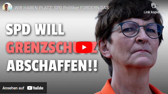 Wir haben Platz: SPD will Grenzschutz abschaffen!